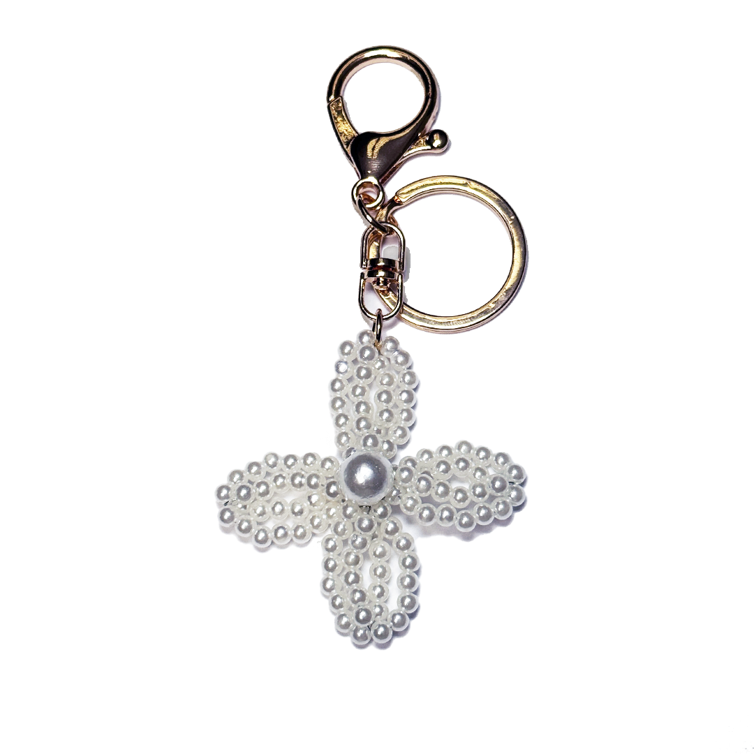 Diamant - Handmade Pearl Purse Charm (SHIPS MAY 7)